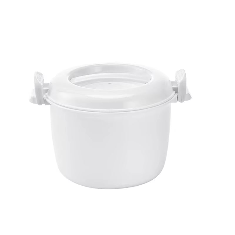 Microwave Rice Cooker Multifunction Small Lunch Container Microwave Cooker Cookware for Microwave Oven