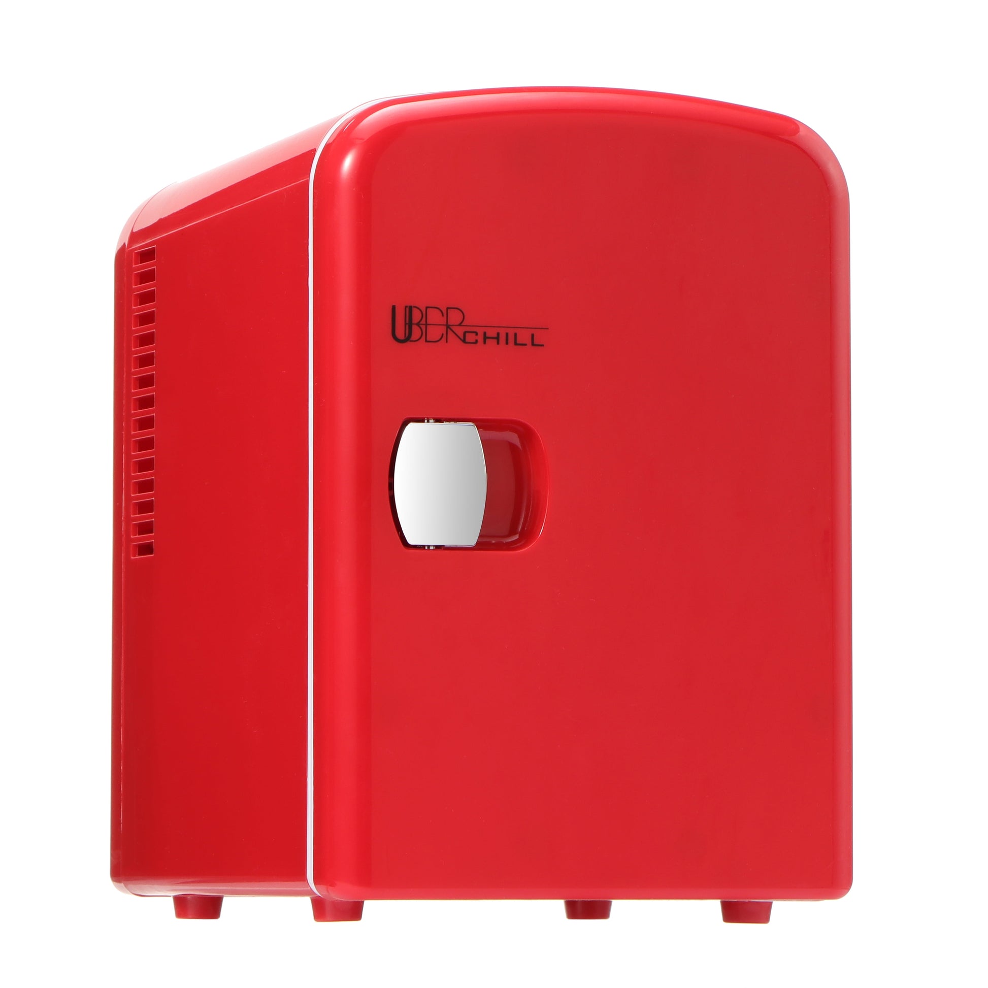 Appliance Chill 6-Can Retro Portable Mini Fridge Red Thermoelectric