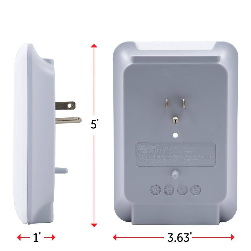 3-Outlet 2 USB Rapid Charging Port Pro Sur Protector Tap