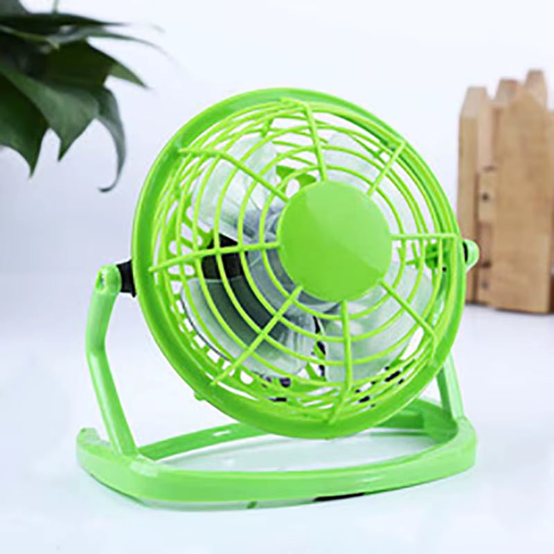 Hot Sale Portable DC 5V Small Desk USB Cooler Cooling Fan USB Mini Fans Operation Super Mute Silent for PC / Laptop / Notebook