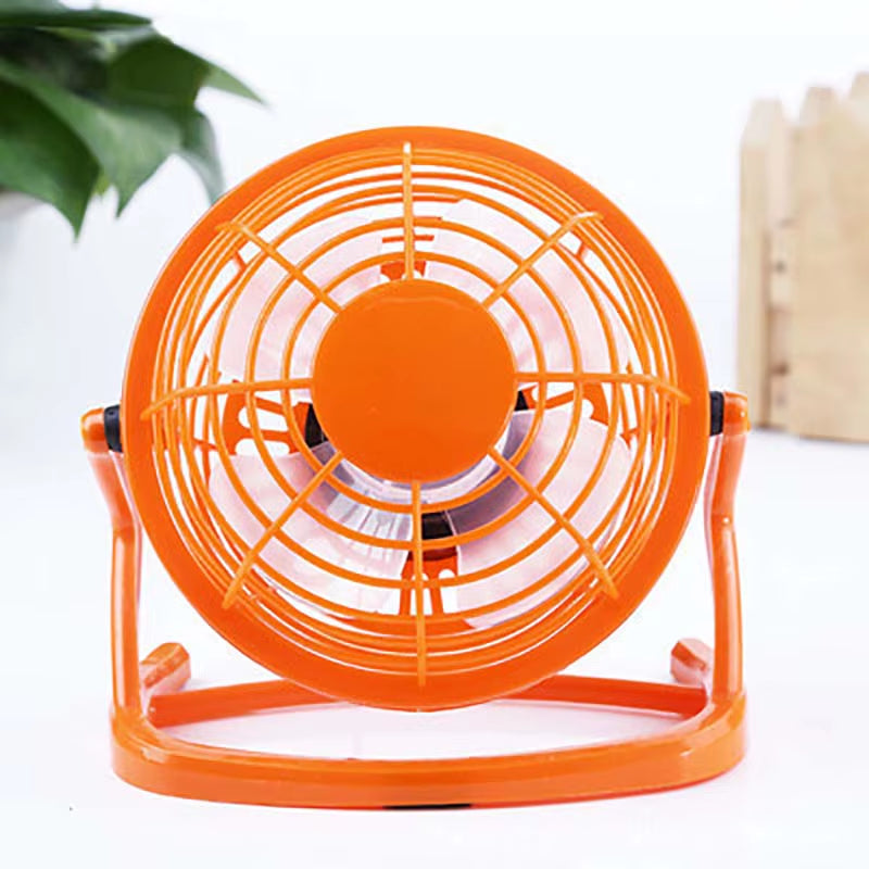 Hot Sale Portable DC 5V Small Desk USB Cooler Cooling Fan USB Mini Fans Operation Super Mute Silent for PC / Laptop / Notebook